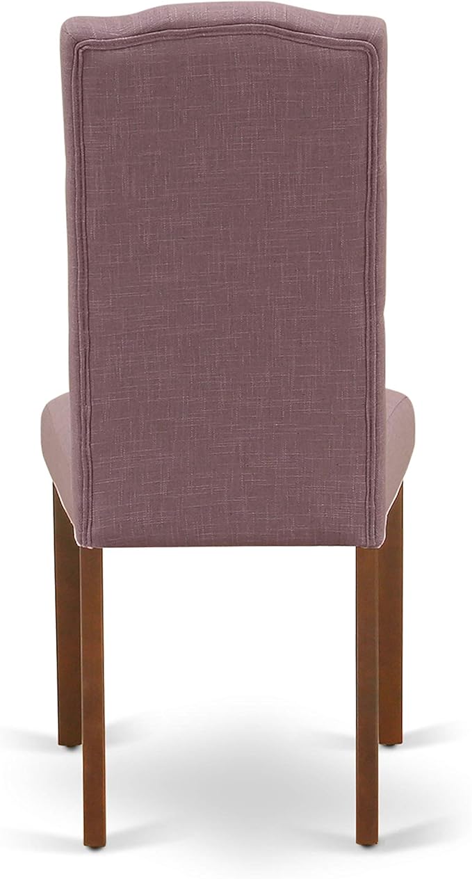 East West Furniture NOCE5-MAH-10 5 Piece Kitchen Table Set Includes a Rectangle - Image 12