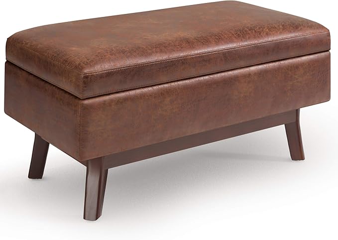 SIMPLIHOME Owen 36 inch Wide Mid Century Modern Rectangle Small Rectangular - Image 4