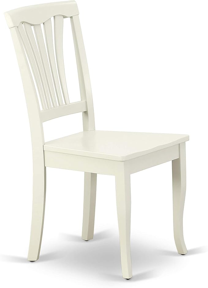 East West Furniture SUAV5-LWH-W 5 Piece Dining Table Set - Image 12