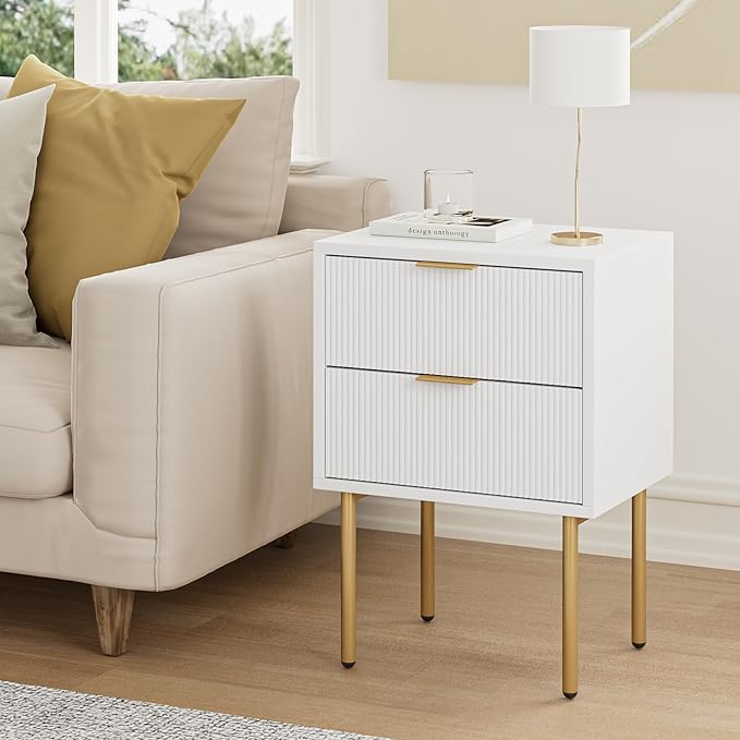 Masupu Nightstand, Mid-Century Modern Bedside Table - Image 6