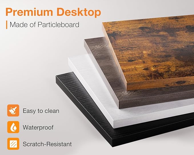 Coleshome 63 Inch Computer Desk, Modern Simple Style Desk - Image 7