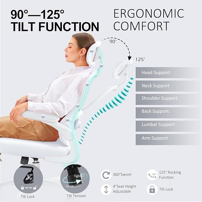Ergonomic Office Chair, Ultra Thick Office Desk Chair - Image 6