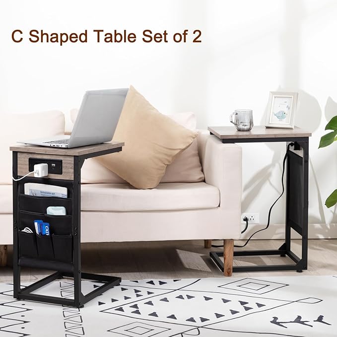 AMHANCIBLE C Shaped End Table - Image 7