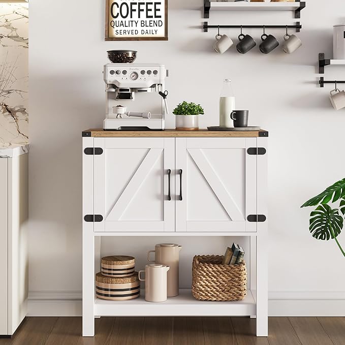 Console Table Coffee Bar Cabinet Sofa Table, 31.5 L x 13.8 D x 34.65 H by Mufico