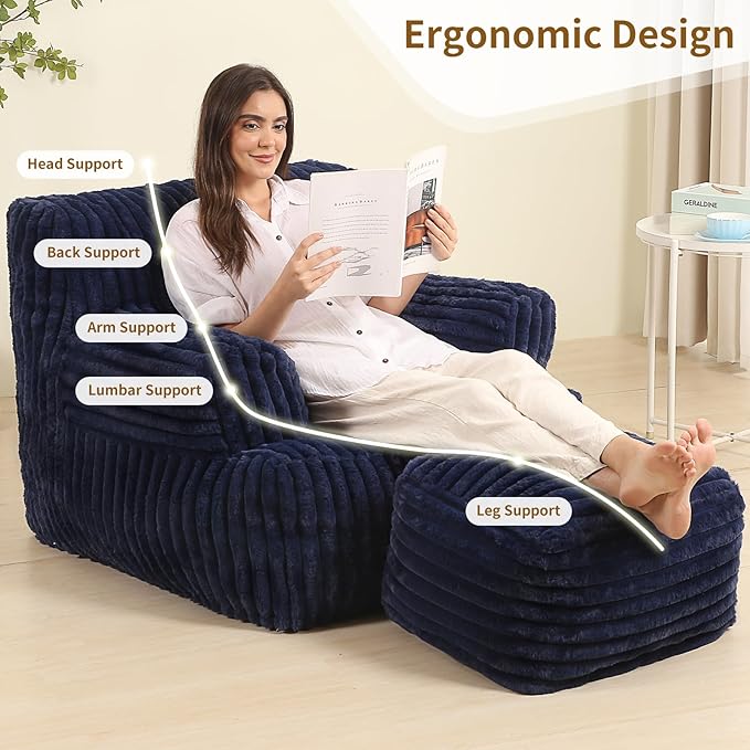 Comfy Gaint Bean Bag Chair - Image 4