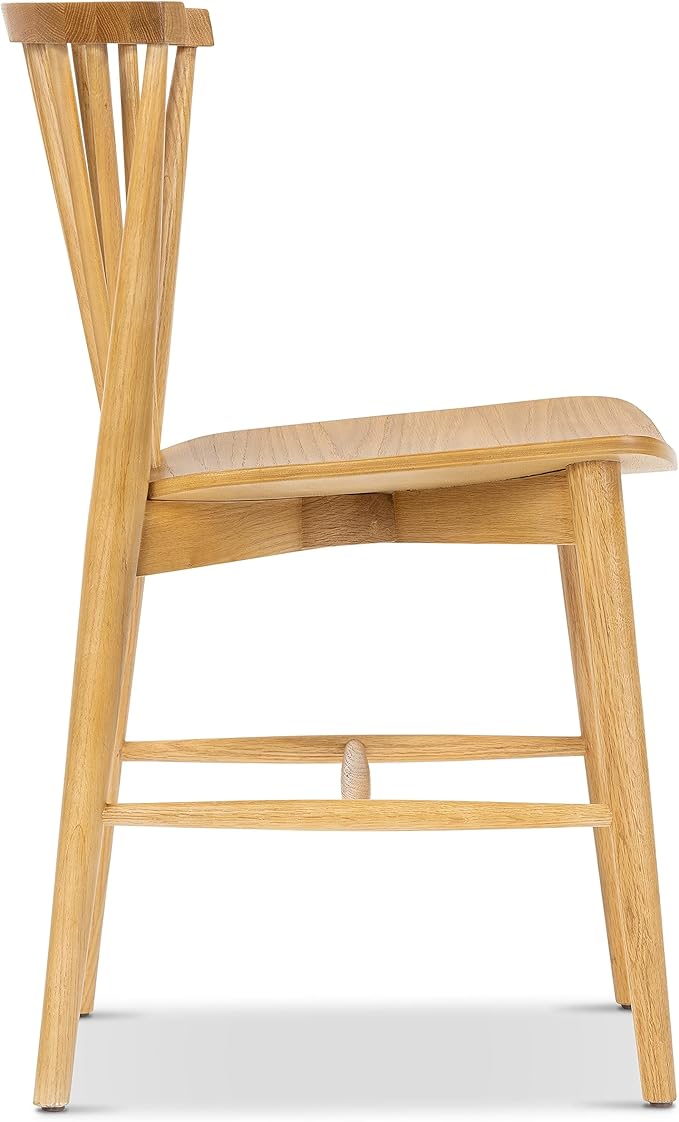 POLY & BARK Ligna Dining Chair Black – Mid-Century Inspired Chair - Image 4