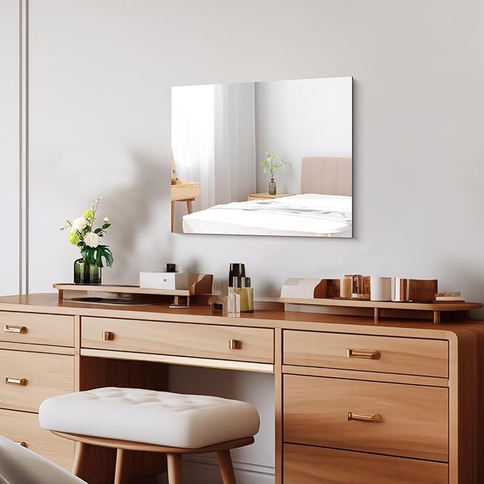Frameless Mirror, 16x20 Inch Bathroom Mirrors - Image 2