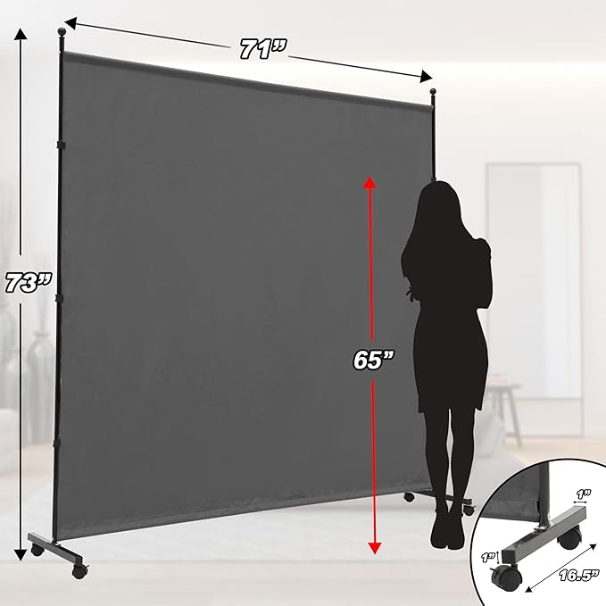 6FT Single Panel Room Divider - Image 4