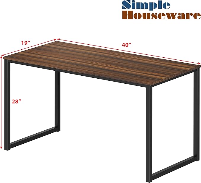 SHW Mission 40-Inch Home Office Computer Desk - Image 3