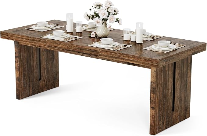 1Easylife 70.8-Inch Large Dining Table - Image 7