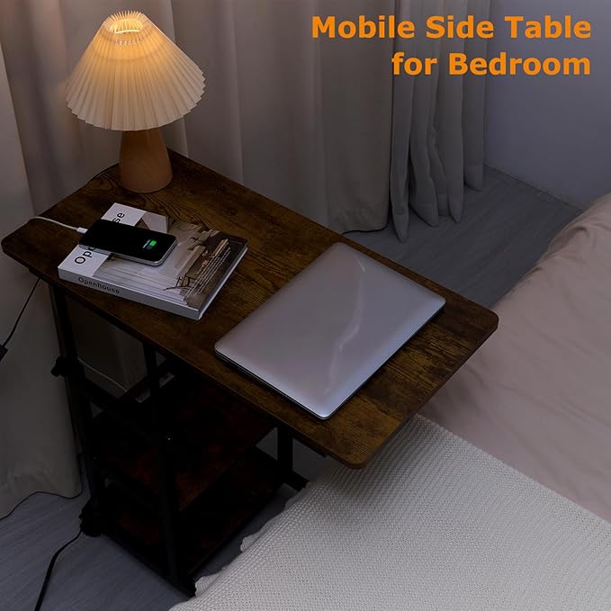 C Shaped End Table Height Adjustable - Image 5