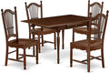 East West Furniture MZDO5-MAH-W 5 Piece Dining Room Table Set Includes a by EastWestFurniture