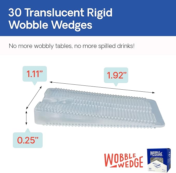 The Original Wobble Wedge Rigid Plastic Shims-MADE IN USA - Image 2