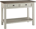 Signature Design by Ashley Bolanburg Farmhouse Rectangular Two Tone Sofa Table by SignatureDesignbyAshley