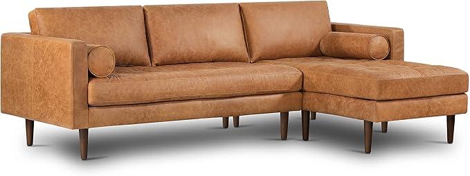 Poly & Bark Napa Leather Couch by POLYBARK