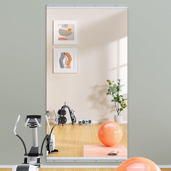 Hasipu Home Gym Mirror 63" L x 28" W by Whatssuitableisthebest