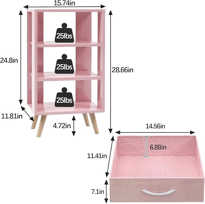 Night Stand, Nursery Side Table - Image 2