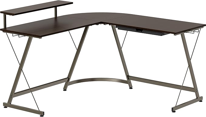 SHW 51 x 51 Inches Vista L-Shaped Desk - Image 7