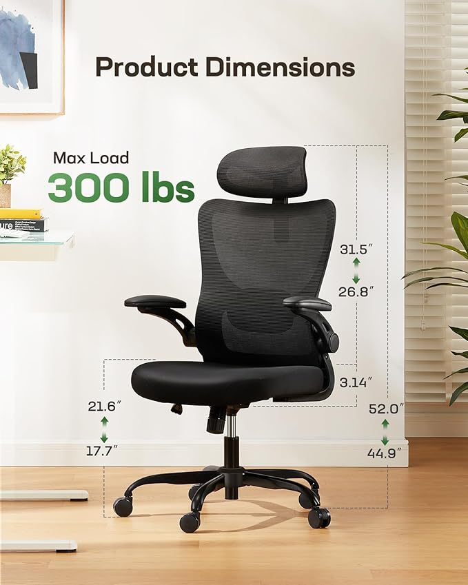 Marsail Ergonomic Office Chair: Office Computer Desk Chair - Image 2