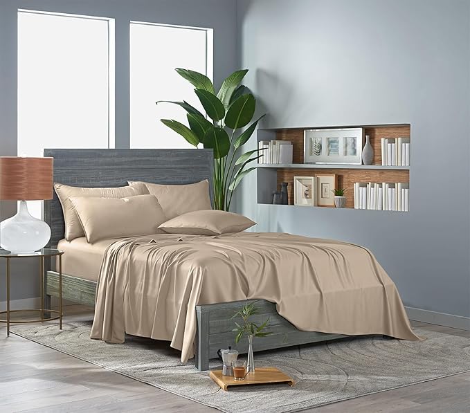 Twin Sheets by Pure Bamboo, Genuine 100% Organic Viscose Derived from Bamboo - Image 3