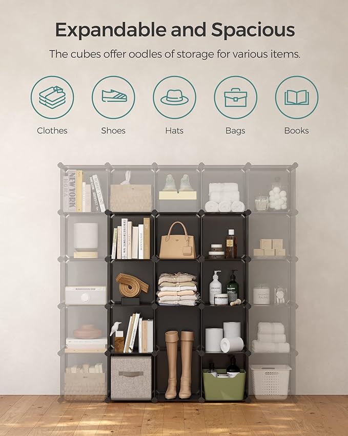 SONGMICS Cube Storage Organizer, Closet Organizers and Storage, Room - Image 7