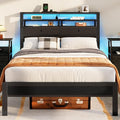 Furnulem Full Size Bed Frame by Furnulem