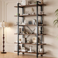 Solid Wood core Industrial Style Bookcase, Bookshelf by LZ-DOGNMAN