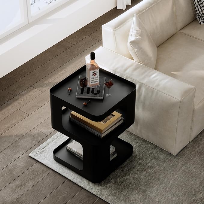 Side Table, Modern end Table, Unique nightstand, Bedside Table, Accent Side - Image 6