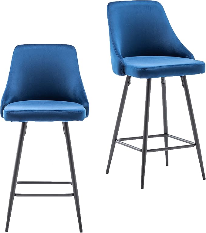 BTEXPERT Set of 2, Premium upholstered Dining 25" Seat Height, High Back Count - Image 10