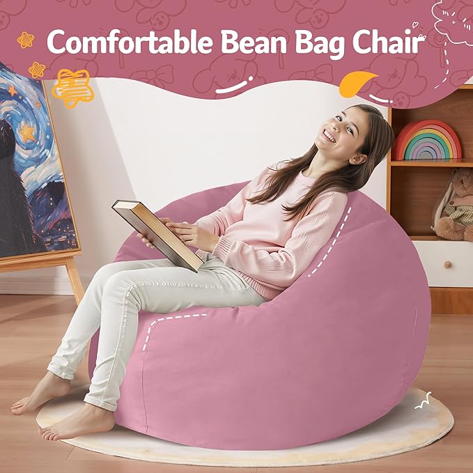 Homguava 2FT Bean Bag Chair: 2' Bean Bags - Image 7