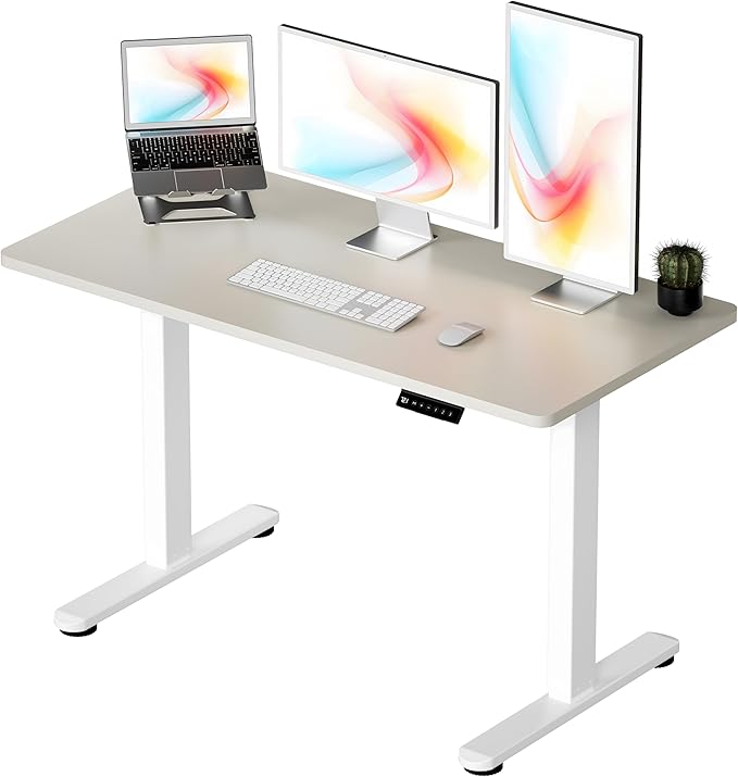 Okin Standing Desk Electric Adjustable Computer Whole Piece Stand up Desk by Okin