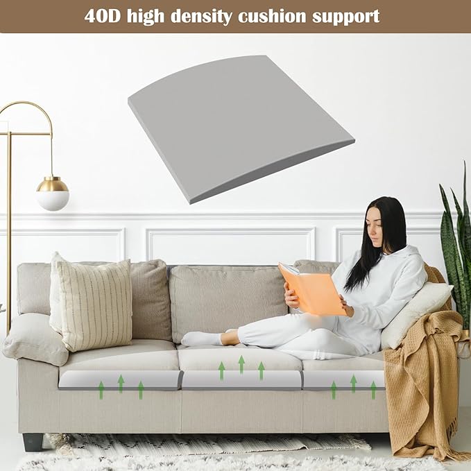 1 Pcs Couch Cushion Support for Sagging Cushion 20" x 20" 40D High Density - Image 6