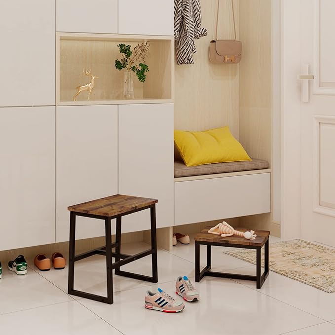 Step Stool for Adults & Kids, Holds up to 500Lb, 3 in1 Heavy Duty Sturdy Wooden - Image 8