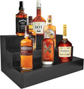 Royxen Wood Liquor Bottle Shelf 3 Tier Bar Shelf Freestanding Vintage Liquor by Royxen