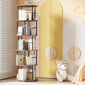 5 Tier Rotating Bookshelf, 360 Display Round Spinning Bookshelf Tower by HOVANESTY
