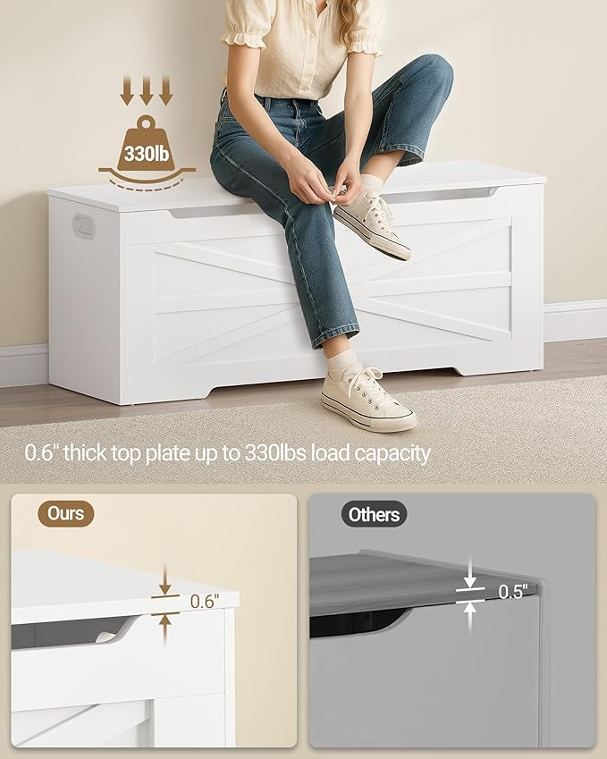 47.2" Storage Chest, Extra Large Storage Trunk - Image 8
