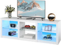 WLIVE TV Stand for 55/65/75 Inch TV, Modern Entertainment Center by WLIVE