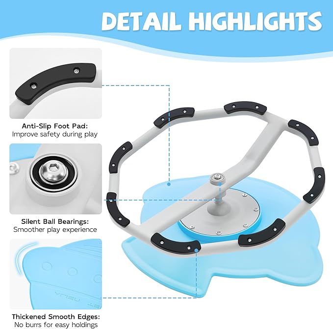 Spinning Chair for Autistic Kids, Non-Slip Sensory Spinning Chair, Sit and Spin - Image 3