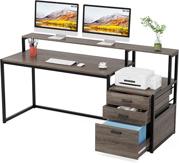 Tribesigns 63 Inch Computer Desk - Image 8
