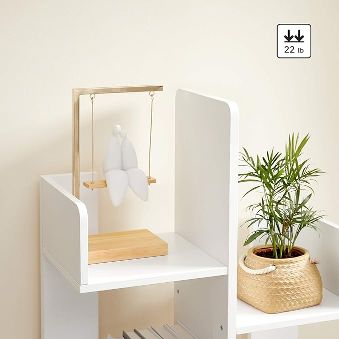VASAGLE Bookcase, Tree-Shaped Bookshelf - Image 5