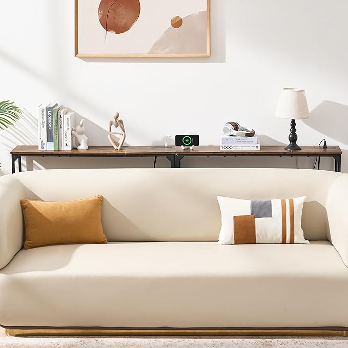 Console Table, Narrow Entryway Table, Thin Sofa Table, Behind Couch Table - Image 7