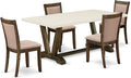 East West Furniture V727MZ716-5 5 Piece Dining Table Set by EastWestFurniture