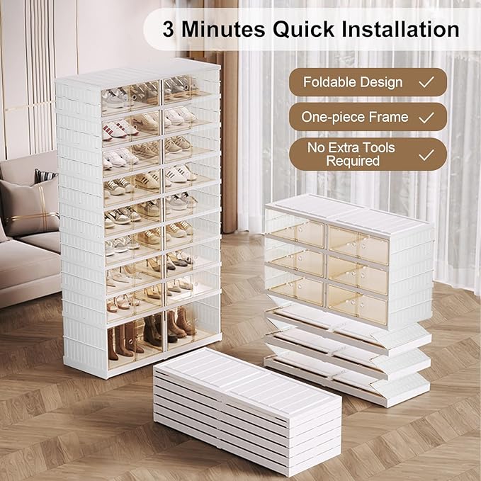 ELPHECO 9 Tier 36 Pairs Large Shoe Rack Organizer - Image 3
