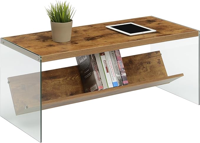 Convenience Concepts SoHo Glass Coffee Table 40" - Image 4