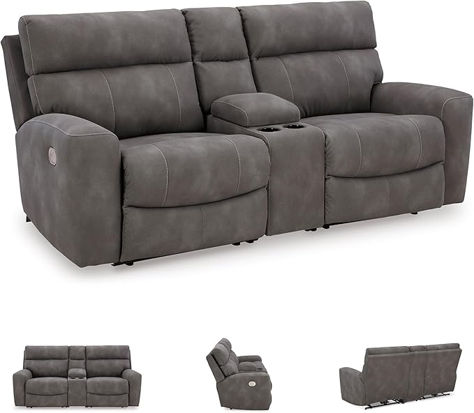 Signature Design by Ashley Next-Gen DuraPella Contemporary Faux Leather Modular - Image 6