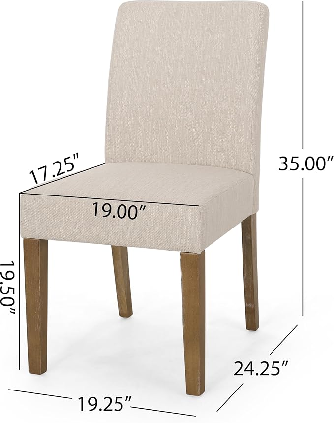 Christopher Knight Home Kuna Contemporary Upholstered Dining Chair - Image 3