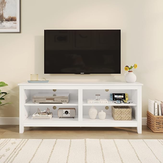 Panana TV Stand, Classic 4 Cubby TV Stand by Panana