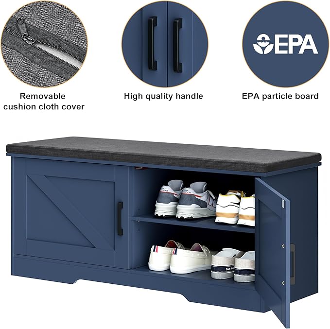 2-Tier Storage Bench, Shoe Bench - Image 6