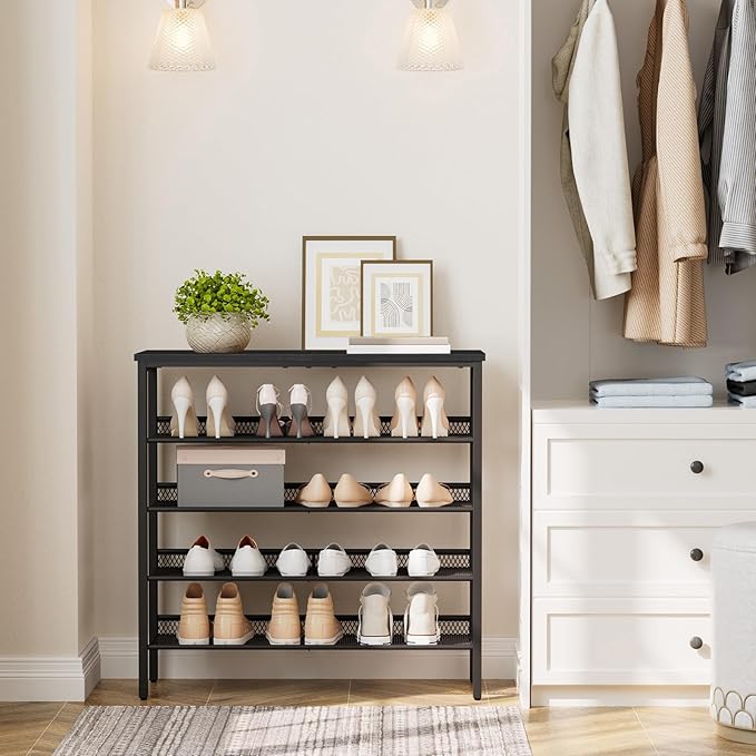 HOOBRO Shoe Rack for Entryway, 5-Tier Organizer - Image 2