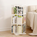 Square Rotating Bookshelf Tower by OSCHF